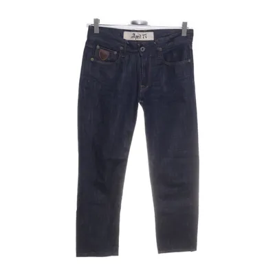 Jeans (Blue) from April 77 Cotton, Leather