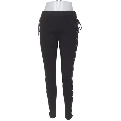 Leggings (Black) from Gothicana by EMP Cotton, Elastane