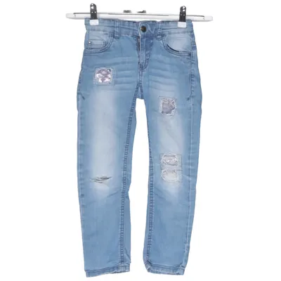 Jeans (Blå) från Dopo Dopo Girls Bomull, Elastan, Polyester