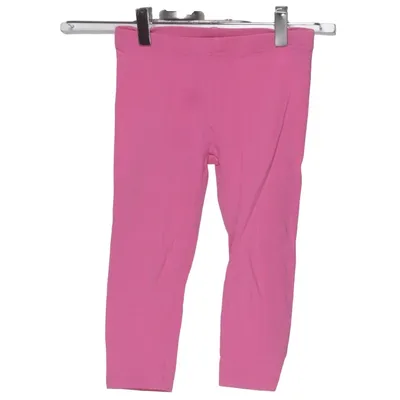 Leggings (Pink) from Kids by Lindex Elastane, Organic cotton