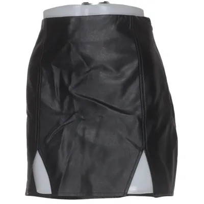 Skirt (Black) from Miss Selfridge Polyurethane, Viscose