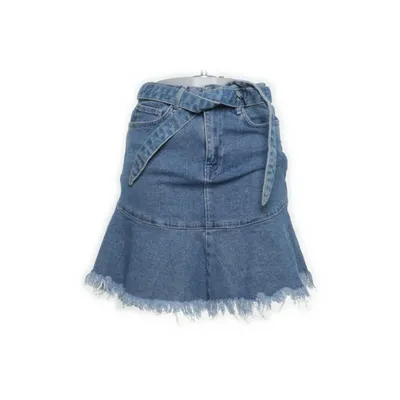 Spijkerrok (Tied Front Denim Skirt) van NA-KD Katoen, Elastaan