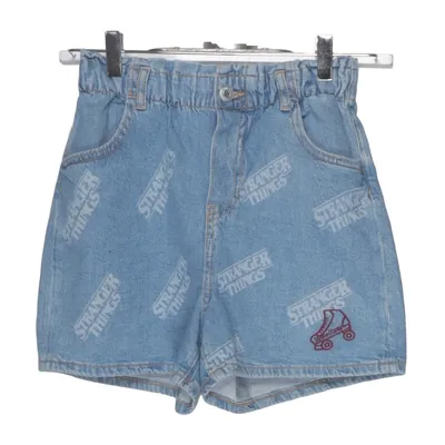 Jeansshorts (Blå) från H&M Bomull, Elastan