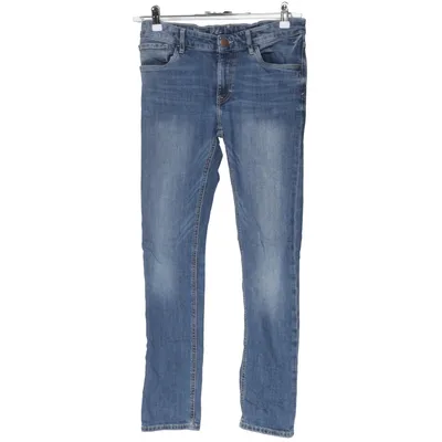 Jeans (Blue) from Narrow by Lindex Cotton, Elastane, Polyester