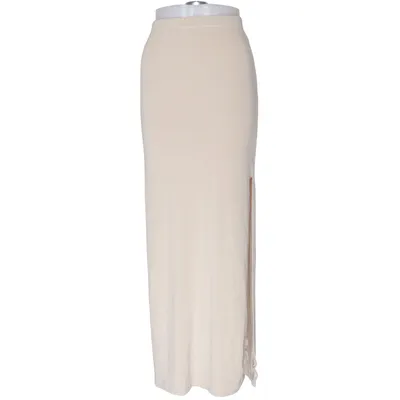 Jupe longue (Beige) de Organic Basics Élasthane, Tencel