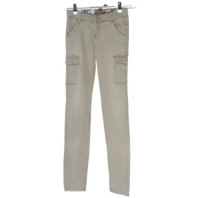 Cargo broek (Beige) van Daysie Katoen, Elastaan, Polyester