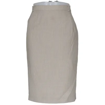 Rok (Beige) van Cerruti 1881 Cupro, Zijde, Wol