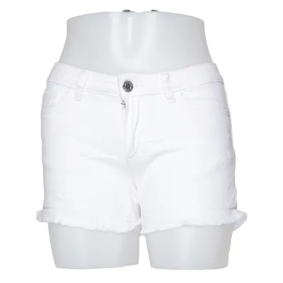 Short en jean (Blanc) de Denim Coton, Élasthane