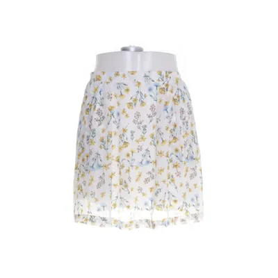 Skirt (White, Multicolored) from Cerise Blue Cotton