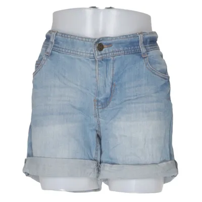 Denim shorts (Blauw) van Casual by Ellos Katoen, Elastaan