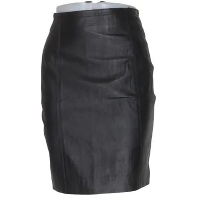 Jupe en cuir (Noir) de Savannah Cuir, Polyamide