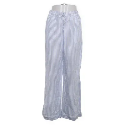 Palazzobyxor (Blå, Vit) från H&M Linne, Polyester, Viskos