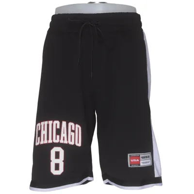 Basketball Shorts (Schwarz, Weiß) von FSBN Polyester