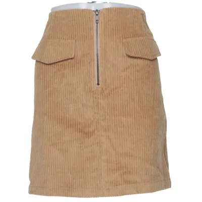 Kjol (Brun) från Leveté Room Bomull, Polyester