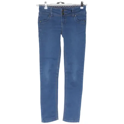 Jeans (Blå, Hvid) fra Crash One Bomuld, Elastan, Polyester