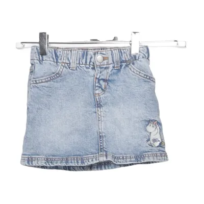 Jeanskjol (Blå) från Moomin by Lindex Bomull, Elastan