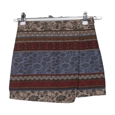 Rock (Beige, Rot, Blau, Mehrfarbig) von Zara Baumwolle