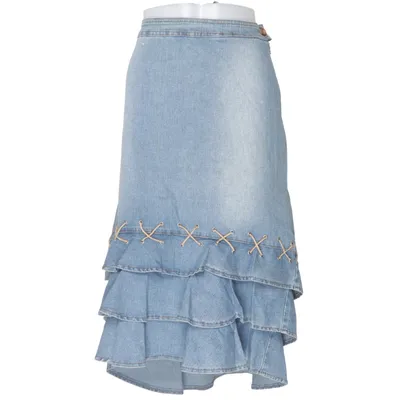 Jupe en jean (Bleu) de Kenzie Coton, Élasthane