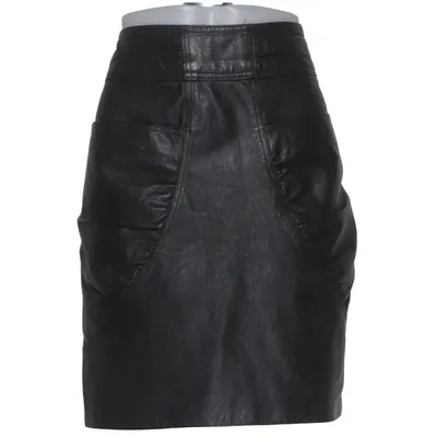 Läderkjol (Annika Leather Skirt) från Monki Skinn, Polyester