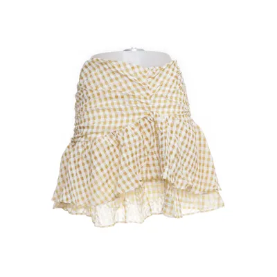 Kjol (Gul, Flerfärgad) från H&M Trend Viskos, Polyamid