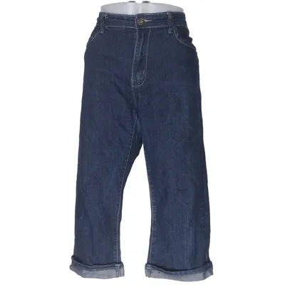 Short en jean (Bleu) de Prato Coton, Élasthane