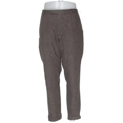 Kostymbyxor (Brun) från Twisted Tailor Polyester, Ull