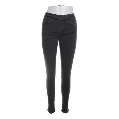 Jeans (Black) from Raw Cotton, Elastane, Polyester, Leather