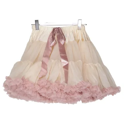 Tule rok (Beige, Roze) van Petit & Petit Polyamide