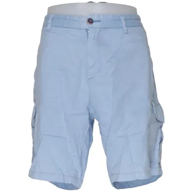 Shorts cargo (Bleu) de New Zealand Auckland Coton, Élasthane, Lin