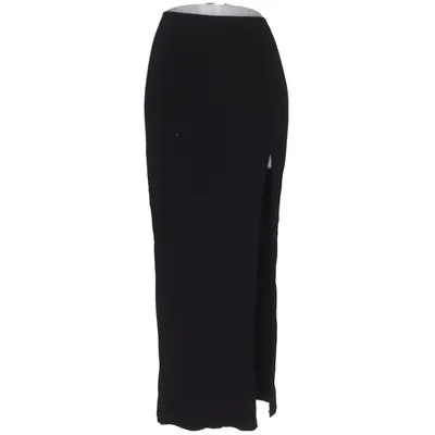 Maxi skirt (Black) from Oxygene Elastane, Viscose