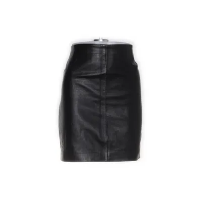Läderkjol (Svart) från Selected Femme Jeans Polyester