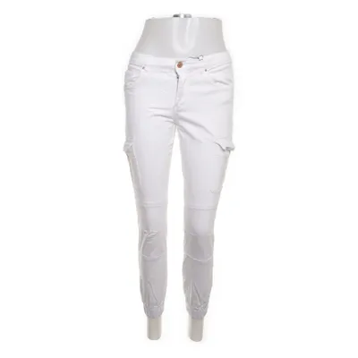 Cargo pants (White) from ONLY Blue Denim Cotton