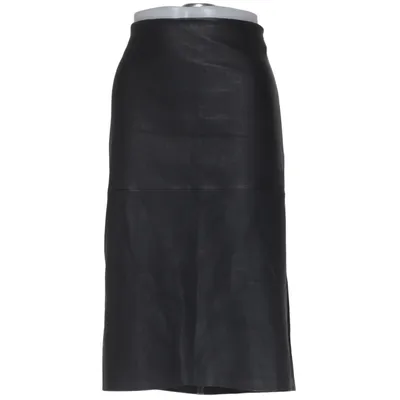 Läderkjol (Grå) från By Malene Birger Skinn