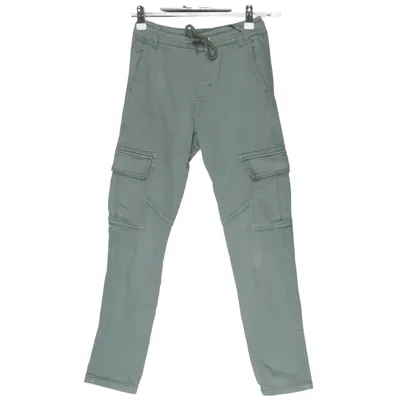 Cargo broek (Groen) van WE Fashion Katoen, Elastaan, Modal, Polyester