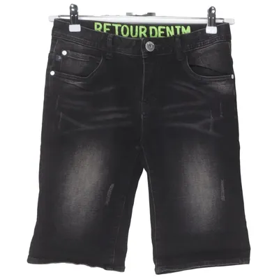 Short en jean (Noir, Gris) de Retour Coton, Élasthane