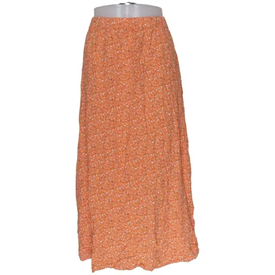 Jupe (Orange, Blanc) de Object Viscose