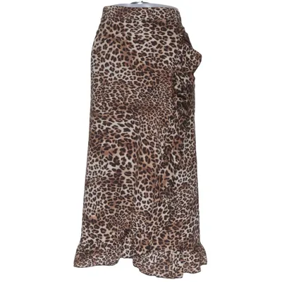 Jupe portefeuille (Marron, Noir) de Fee Red
