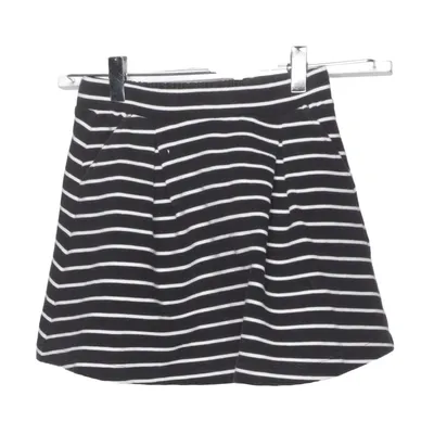 Nederdel (Sort, Hvid) fra Uniqlo Kids Bomuld, Polyester, Polyurethan