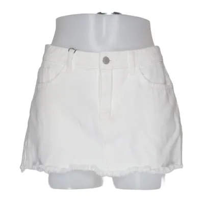 Jeanskjol (Vit) från Missguided Bomull