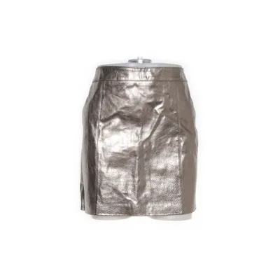 Leather skirt (Beige) from Warehouse Polyester, Leather