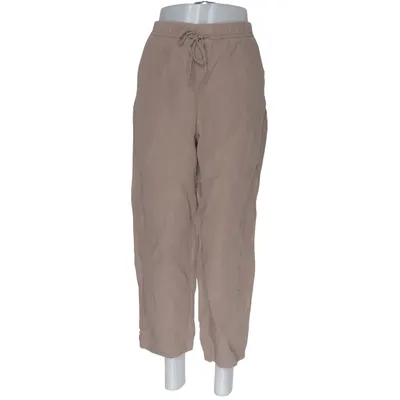 Bukser (Beige) fra H&M Premium Quality Linned, Viscose