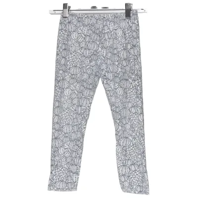 Leggings (Vit, Svart) från Mana Bomull, Elastan