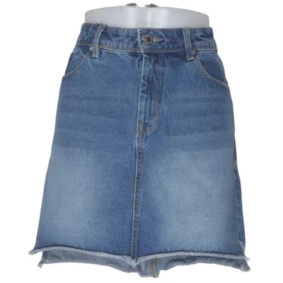 Jeansnederdel (Mid Waist) fra Beloved Bomuld, Polyester, Viscose