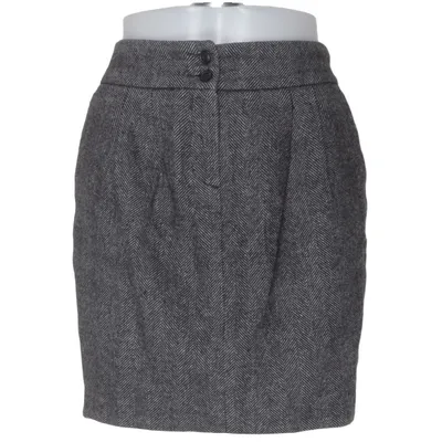 Jupe (Gris) de Cassani Acrylique, Polyester, Soie, Laine