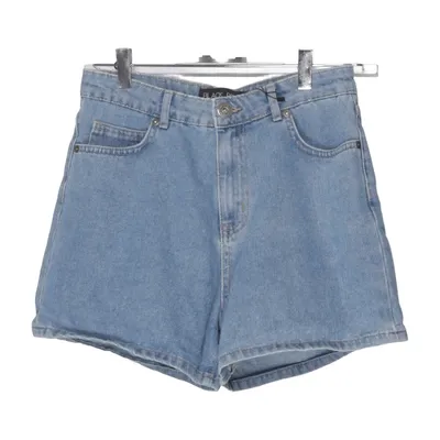 Denim shorts (Blauw) van Black Rebel Katoen