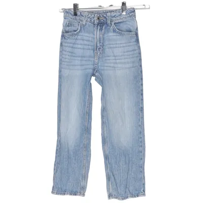 Jeans (LOOSE FIT ADJUSTABLE WAIST STRAIGHT LEG) från H&M Bomull