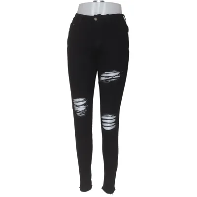 Jean (Noir) de Prestige Coton, Élasthane, Polyester