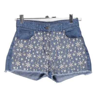 Jeansshorts (Blå, Vit) från Candy Couture Bomull, Polyester