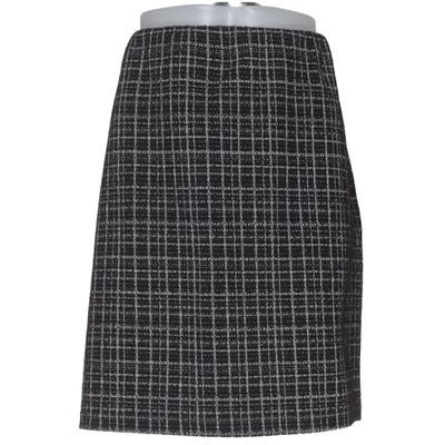 Skirt (Black, White) from Coop Elastane, Metallic fiber, Polyester, Viscose