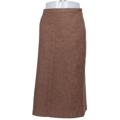 Blyantnederdel (Brun, Flerfarvet) fra Next Polyester, Uld